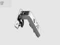 петля Pivot Star, для складных дверей, 135° /  топса Pivot Star, 135°, жиналатын есіктерге
